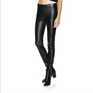 Aritzia faux leather pants small